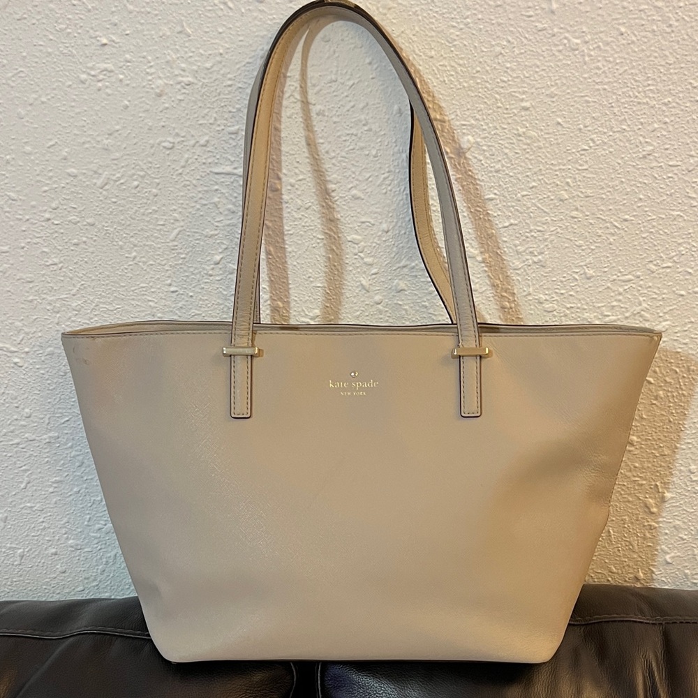 Kate Spade Beige Tote Bag